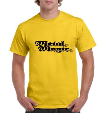 Metal Magic | daisy yellow t-shirt