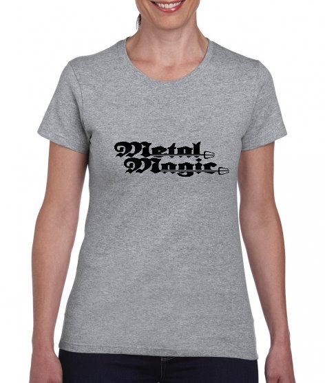 Metal Magic | sports grey t-shirt